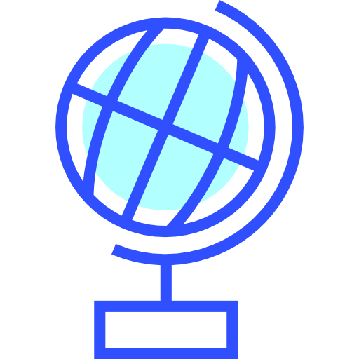 globo terrestre Inipagistudio Lineal Color icona
