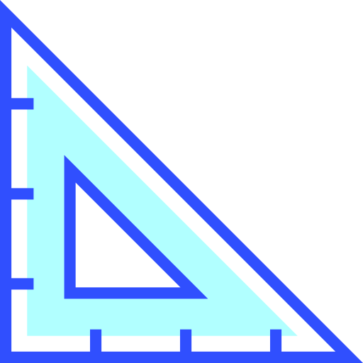 三角定規 Inipagistudio Lineal Color icon