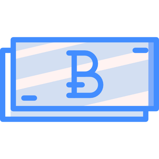 ビットコイン Basic Miscellany Blue icon
