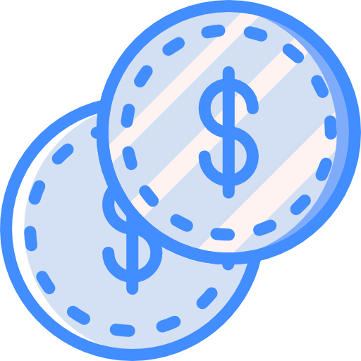 Dollar Basic Miscellany Blue icon