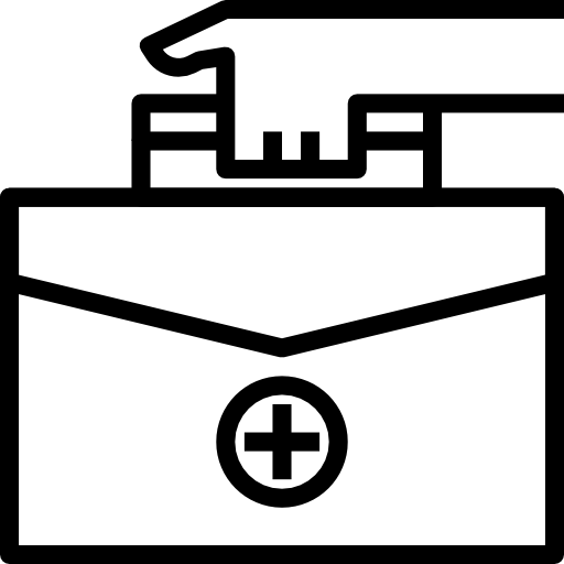 apteczka turkkub Lineal ikona