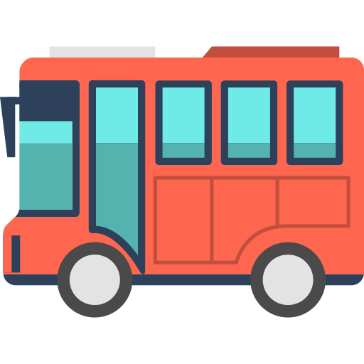 autobús Flaticons.com Lineal Color icono
