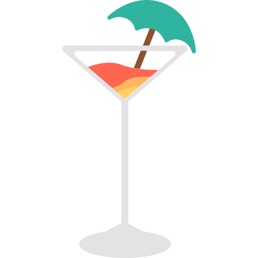 cocktail Flaticons.com Lineal Color icon