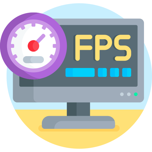 Fps Detailed Flat Circular Flat icon