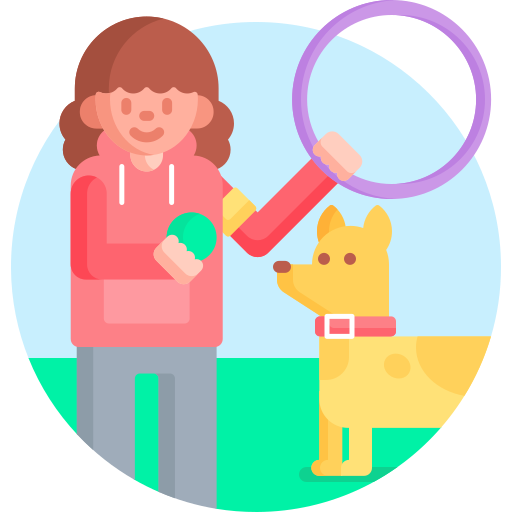 Dog competition Detailed Flat Circular Flat icon