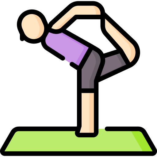 postura de yoga Special Lineal color icono