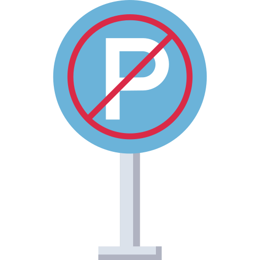 駐車禁止 Dinosoft Flat icon