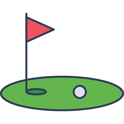 golf Dinosoft Lineal Color icon