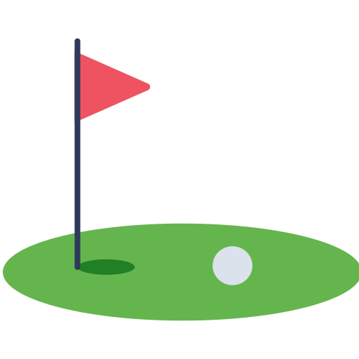 ゴルフ Dinosoft Flat icon