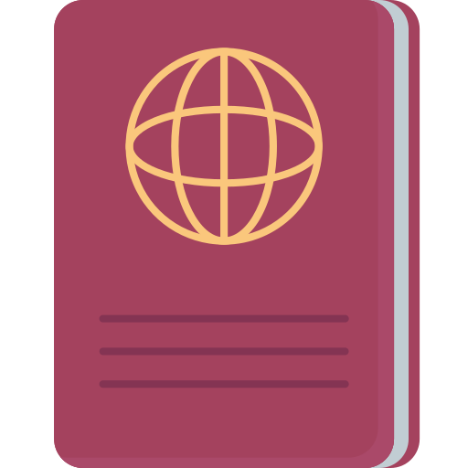 パスポート Dinosoft Flat icon