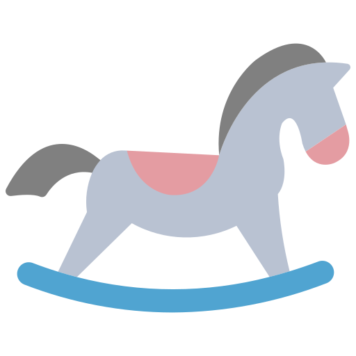 Horse toy Dinosoft Flat icon