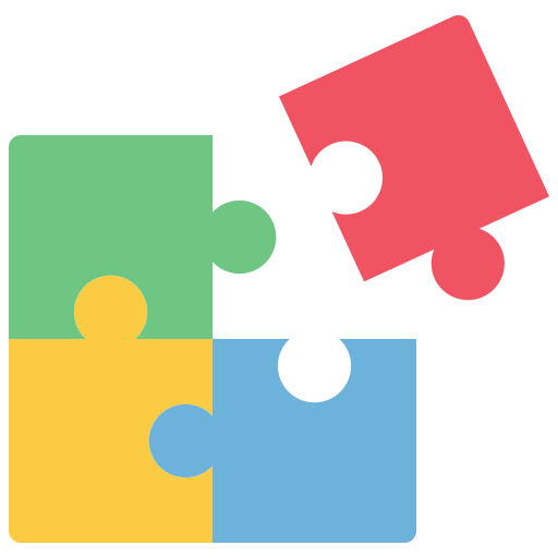 puzzle Dinosoft Flat icon