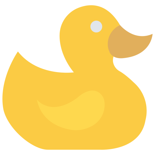 Rubber duck Dinosoft Flat icon