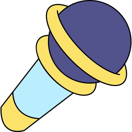 microphone Generic Thin Outline Color Icône