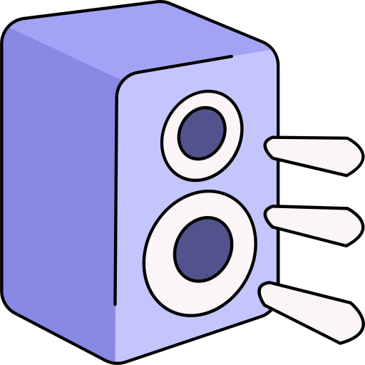 Speaker Generic Thin Outline Color icon