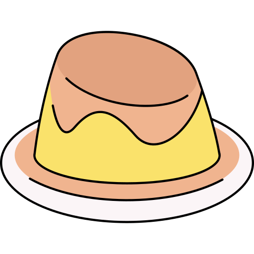 Flan Generic Thin Outline Color icon