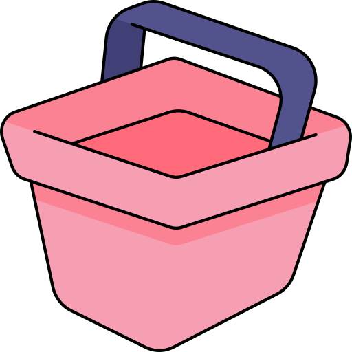 Shopping basket Generic Thin Outline Color icon