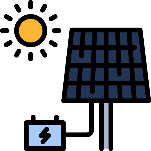 energia solare Generic Outline Color icona