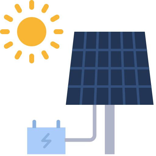Énergie solaire Generic Flat Icône