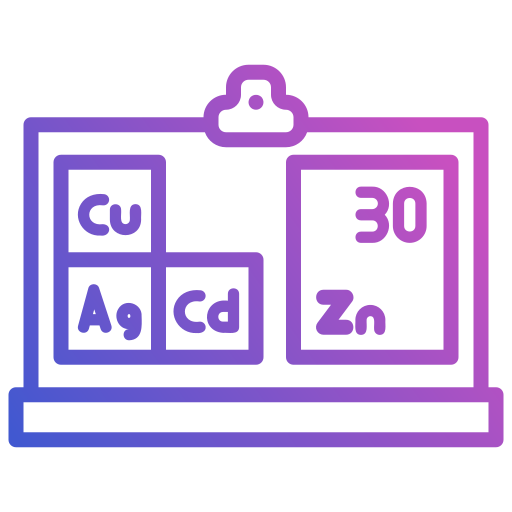 tabla periódica Generic Gradient icono