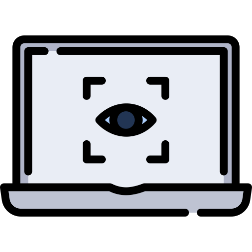 escaneo ocular Generic Outline Color icono