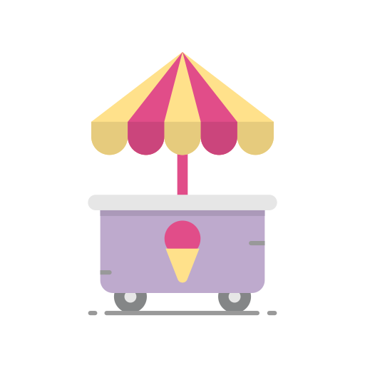carrito de helados Generic Flat icono