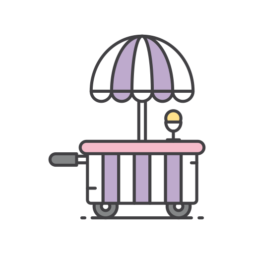 Ice cream cart Generic Outline Color icon
