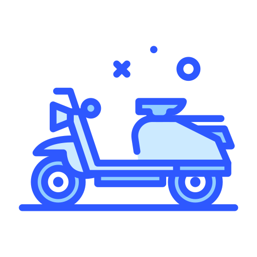 scooter Darius Dan Blue icona