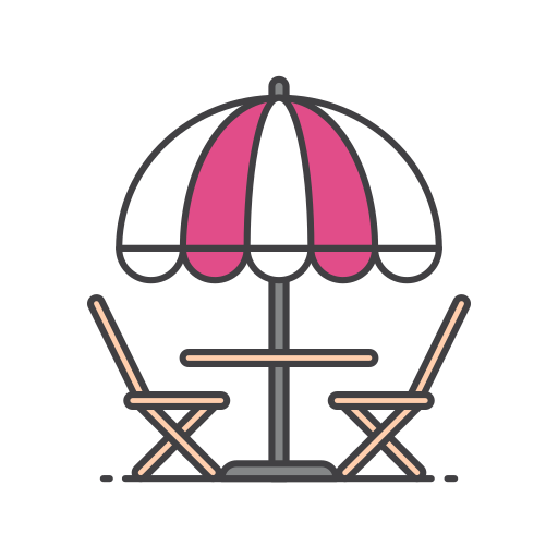 Umbrella stand Generic Outline Color icon
