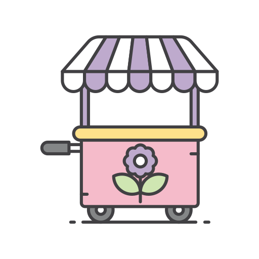 bloemenwinkel Generic Outline Color icoon