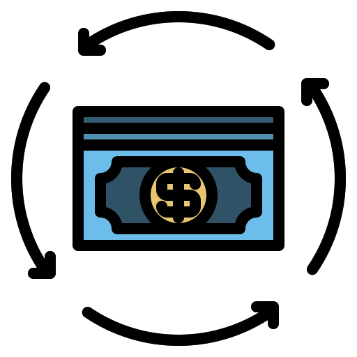 Cash flow Generic Outline Color icon