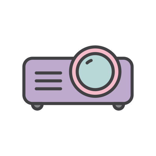 Projector device Generic Outline Color icon