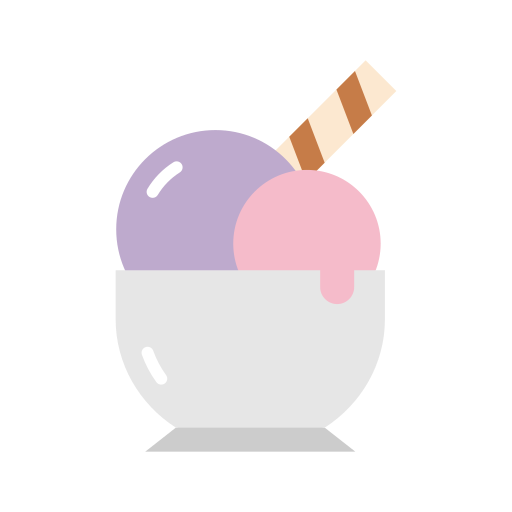 Ice cream cup Generic Flat icon