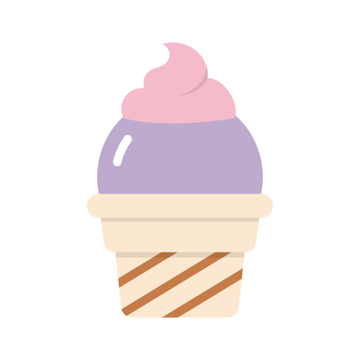 Рожок мороженого Generic Flat иконка