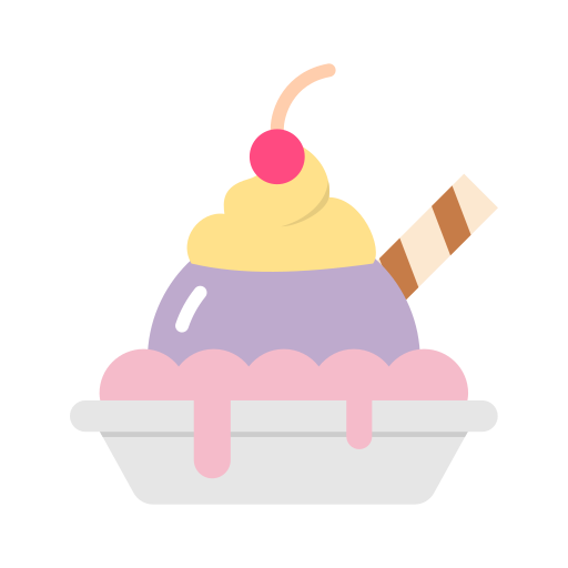 taza de helado Generic Flat icono