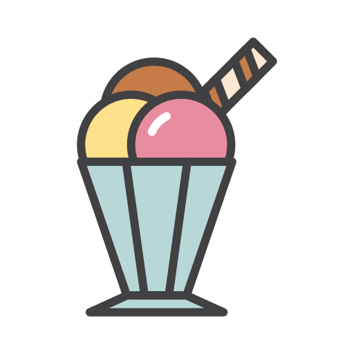 coppa gelato Generic Outline Color icona