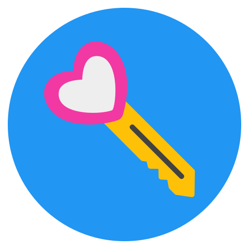 Love key Generic Flat icon