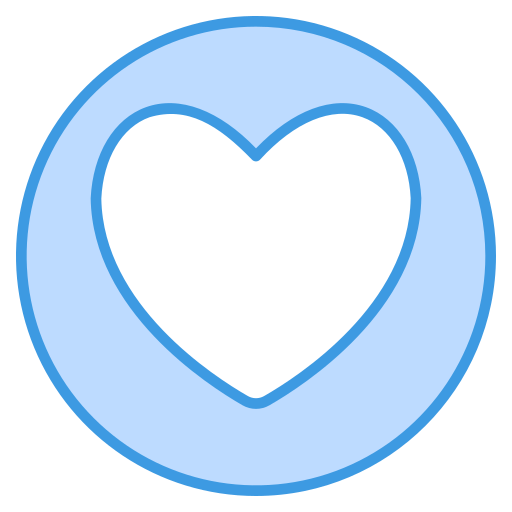Сердце Generic Blue иконка