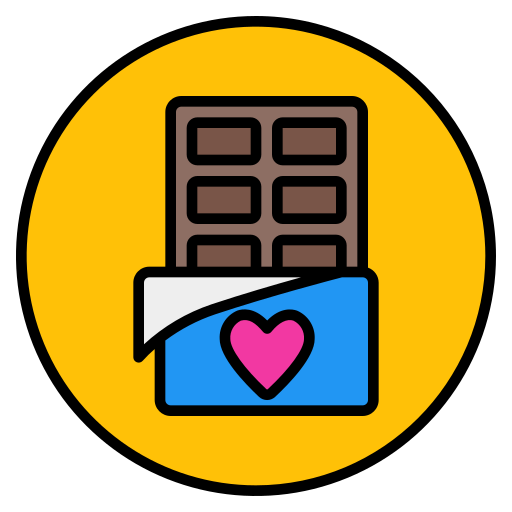barre de chocolat Generic Outline Color Icône