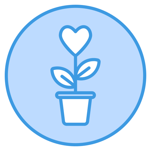 Любовное растение Generic Blue иконка
