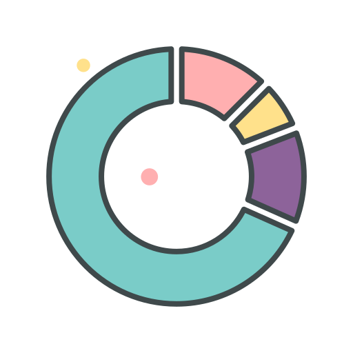 graph Generic Outline Color icon