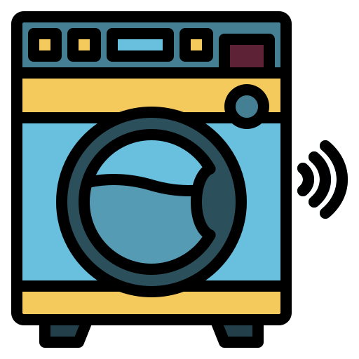 intelligente waschmaschine Generic Outline Color icon