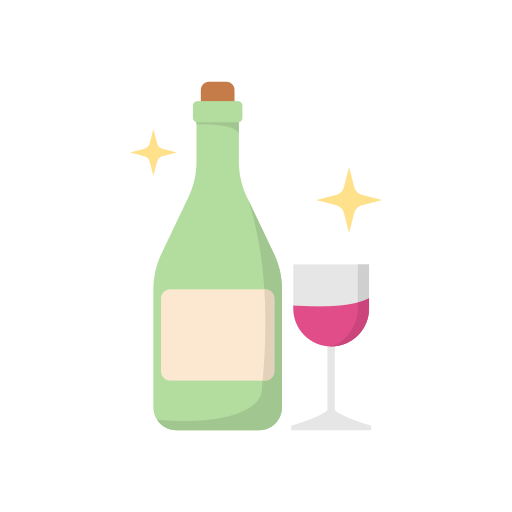 wijn Generic Flat icoon