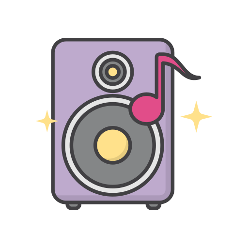 audiosystem Generic Outline Color icon