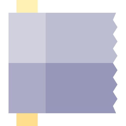 silbernes papier Basic Straight Flat icon