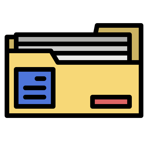 Files Generic Outline Color icon