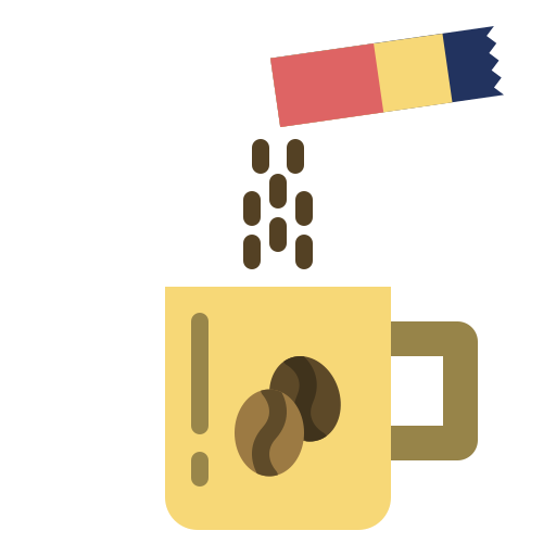Быстрорастворимый кофе Generic Flat иконка