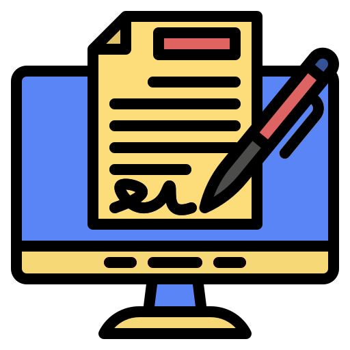 unterschrift Generic Outline Color icon