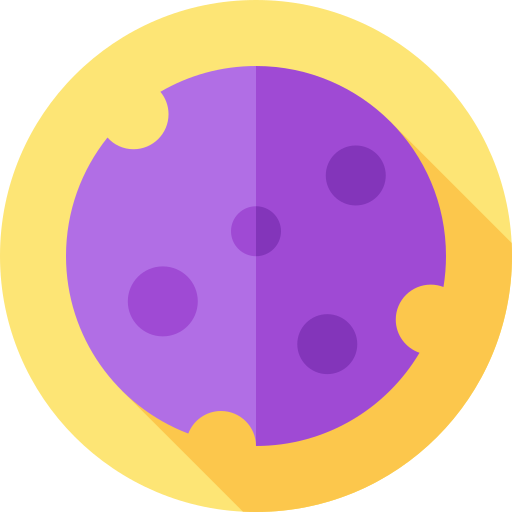 pianeta Flat Circular Flat icona