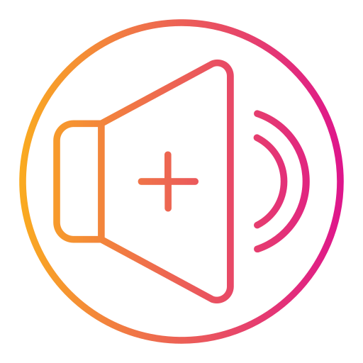 lautstärke erhöhen Generic Gradient icon